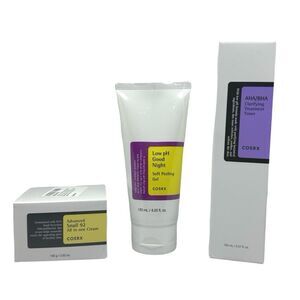 COSRX Skincare - Advanced Snail 92 Cream, Soft Peeling Gel, Toner - 3 Products